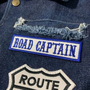 NT0510T02 Road Captain Patch Bordado Termo Adesivo