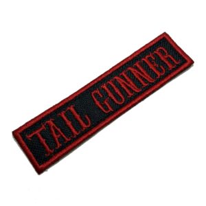 NT0511T04 Tail Gunner Patch Bordado Termo Adesivo ou Costura