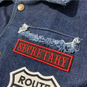 NT0514T04 Secretary Patch Bordado Termo Adesivo ou Costura