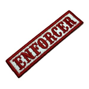 NT0516T03 Enforcer Patch Bordado Termo Adesivo ou Costura