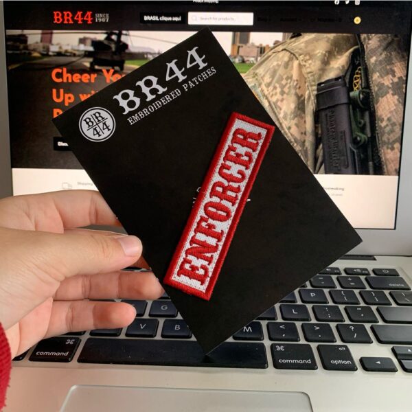 NT0516T03 Enforcer Patch Bordado Termo Adesivo ou Costura - Imagem 2
