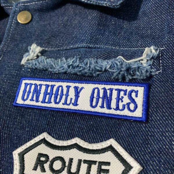 NT0519T02 Unholy Ones Patch Bordado Termo Adesivo ou Costura - Imagem 3