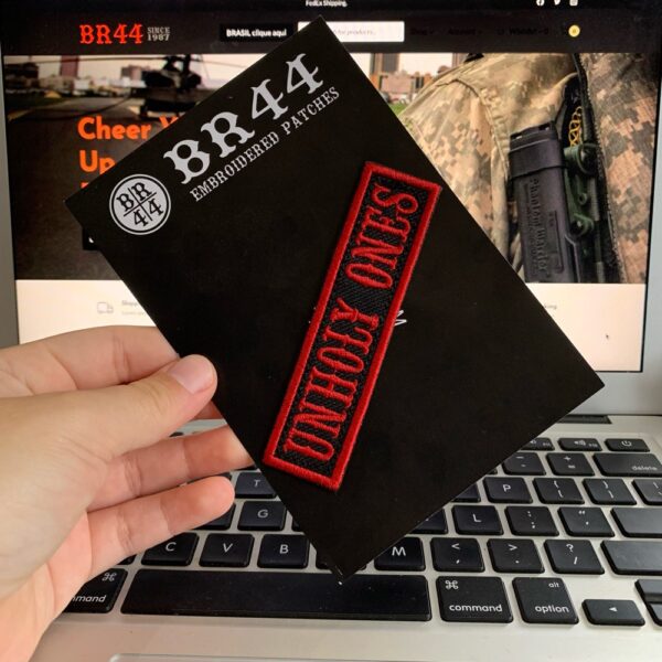 NT0519T04 Unholy Ones Patch Bordado Termo Adesivo ou Costura - Imagem 2