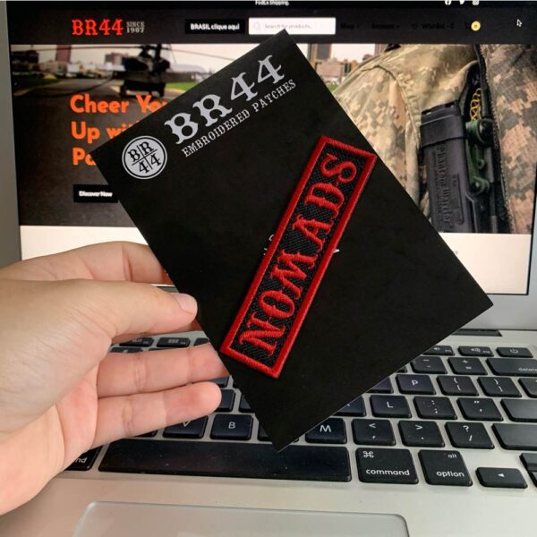 NT0520T04 Nomads Patch Bordado Termo Adesivo ou Costura - Imagem 3