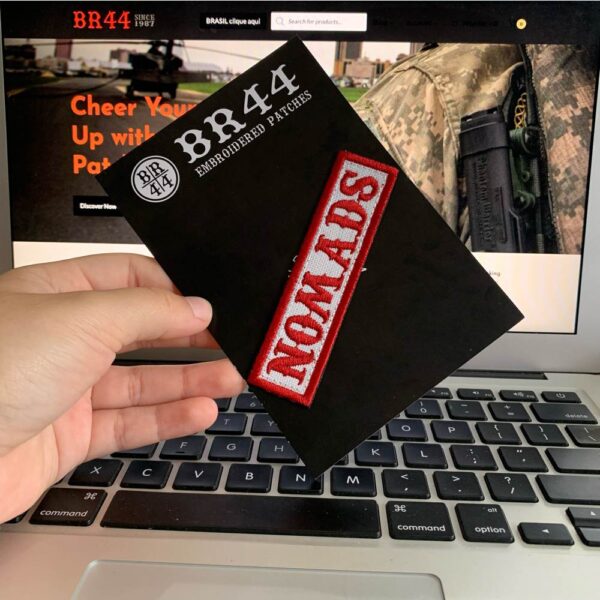 NT0520T03 Nomads Patch Bordado Termo Adesivo ou Costura - Imagem 3