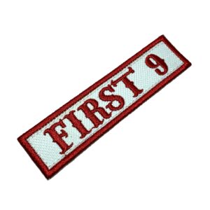 NT0533T03 First 9 Patch Bordado Termo Adesivo ou Costura