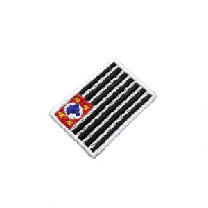 BE0045T36 São Paulo Bandeira Bordada Patch Termo Adesivo