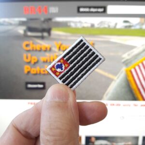 BE0045T36 São Paulo Bandeira Bordada Patch Termo Adesivo