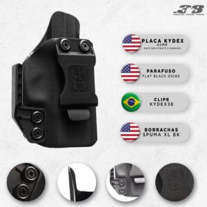 Coldre Kydex38® Para Taurus TS9 Porte Velado Destro