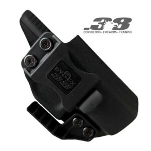 Coldre Kydex38® Glock G19 e G19 Mos Porte Velado Canhoto