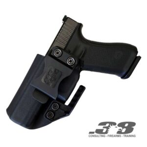 Coldre Kydex38® Glock G17 e G17 Mos Porte Velado Canhoto