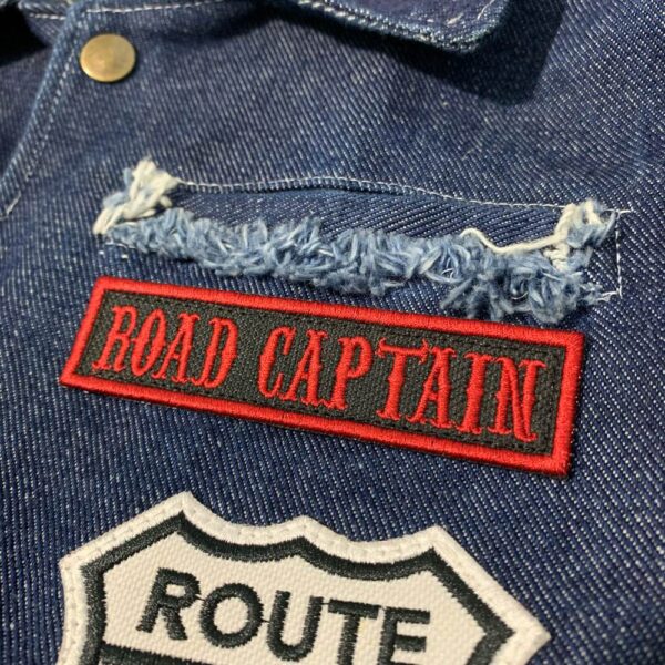 NT0510T04 Road Captain Bordado Termo Adesivo ou Costura - Imagem 3