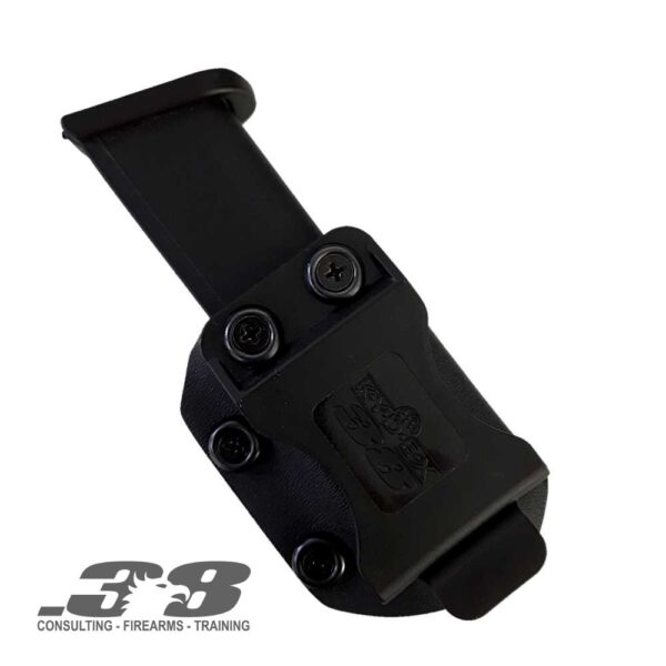 Porta Carregador Kydex38® Glock 17 19 25 Porte Velado Canhoto - Imagem 2