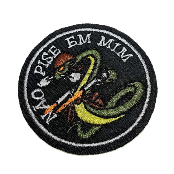 M0072-12 Cobra FEB Não Pise Em Mim Patch Bordado 6,8cm. - Image 2