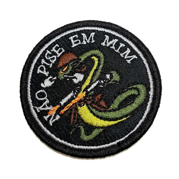 M0072-12 Cobra FEB Não Pise Em Mim Patch Bordado 6,8cm.