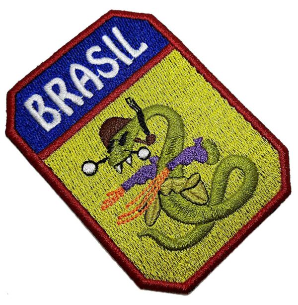 M0084-01 FEB Brasil Raro Patch Bordado 6,1x9 cm.