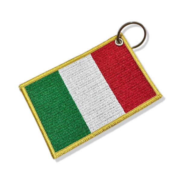 BP0030-021 Bandeira Itália Patch Bordado Termo Adesivo 10,2x6,8cm - Imagem 4