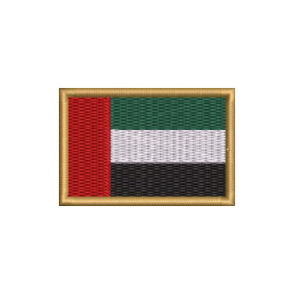 BP0210-011 Bandeira U.A.E Patch Bordado 5,7x3,8cm - Imagem 9