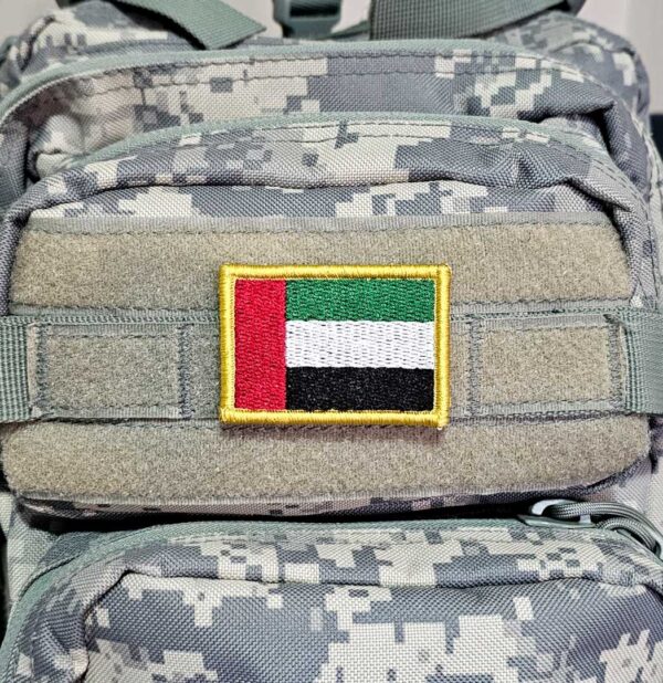 BP0210-011 Bandeira U.A.E Patch Bordado 5,7x3,8cm - Imagem 3