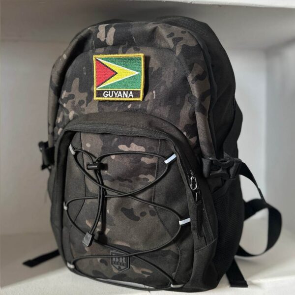 BP0224N-001 Bandeira Guiana Patch Bordado 7,5x6,3cm - Imagem 4