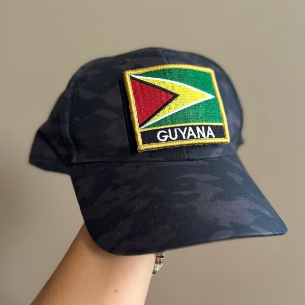 BP0224N-001 Bandeira Guiana Patch Bordado 7,5x6,3cm - Imagem 5