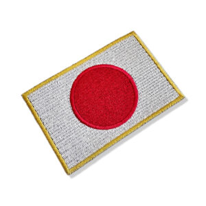 BP0058-021 Bandeira Japão Patch Bordado 10,2×6,8cm SA23