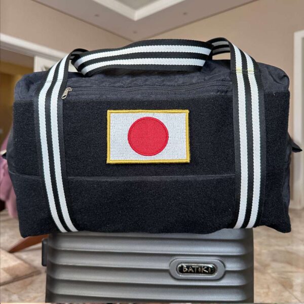 BP0058-021 Bandeira Japão Patch Bordado 10,2x6,8cm SA23 - Imagem 4