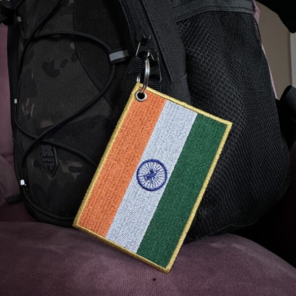 BP0191-021 Bandeira India Patch Bordado 10,2x6,8cm - Imagem 5