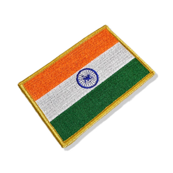 BP0191-021 Bandeira India Patch Bordado 10,2x6,8cm - Imagem 3