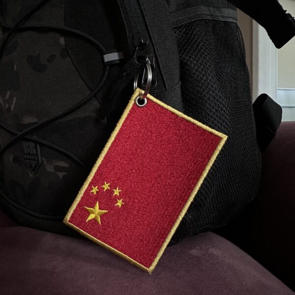 BP0195-021 Bandeira China Patch Bordado 10,2x6,8cm - Imagem 4