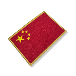 BP0195-021 Bandeira China Patch Bordado 10,2×6,8cm