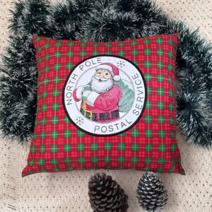 A0001-001 Almofada Bordada Natal Papai Noel 40×40