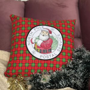 A0001-001 Almofada Bordada Natal Papai Noel 40×40