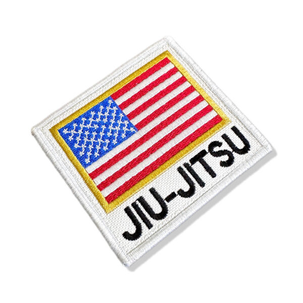AM0239-001 EUA Jiu-Jitsu Patch Bordado 8,7x7,9cm - Imagem 6