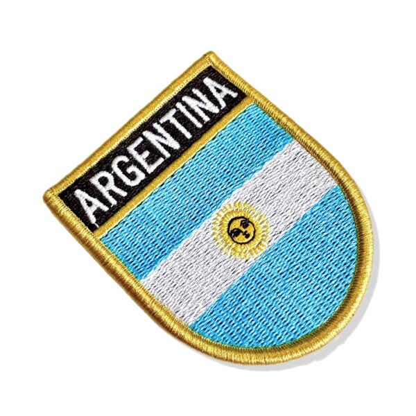 BP0032E-001 Bandeira Argentina Patch Bordado 6,8x8,0cm - Imagem 6