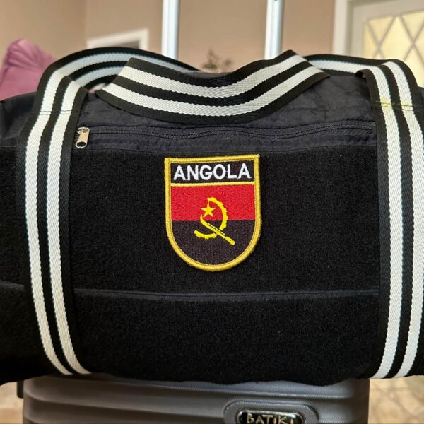 BP0089E-001 Bandeira Angola Patch Bordado 6,8x8,0cm - Imagem 5