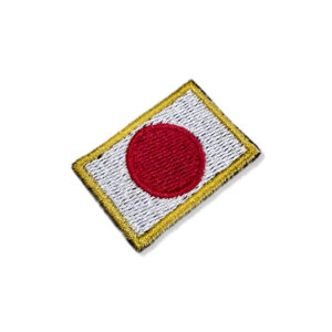 BP0058-031 Bandeira Japão Patch Bordado 3,8×2,5cm