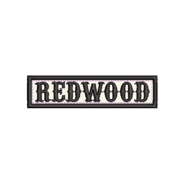 NT0505-001 Redwood Patch Bordado 10,2x2,5cm - Imagem 5