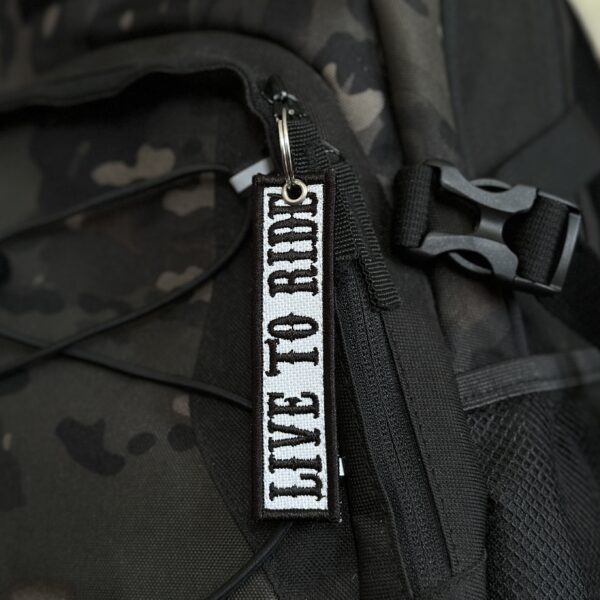 NT0513-001 Live to Ride Patch Bordado 10,2x2,5cm - Imagem 2