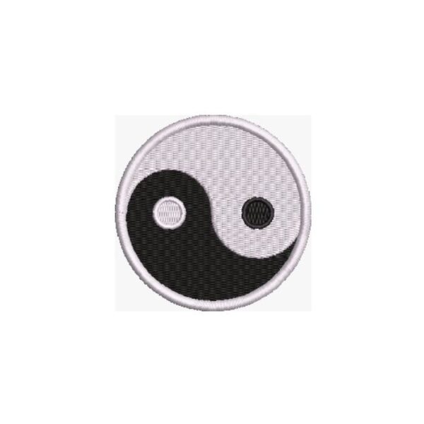 AM0023-001 Yin Yang Patch Bordado 6,8x6,8cm - Imagem 6