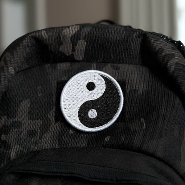 AM0023-001 Yin Yang Patch Bordado 6,8x6,8cm - Imagem 3