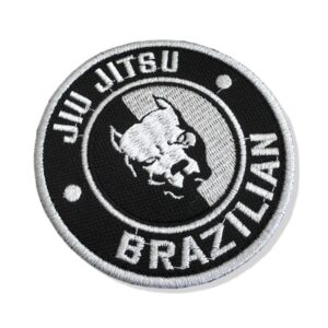 AM0162-002 Jiu-Jitsu Patch Bordado 9x9cm