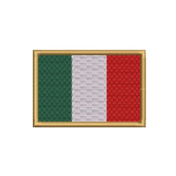 BP0030-001 Bandeira Itália Patch Bordado 7,5x5,0cm - Imagem 6