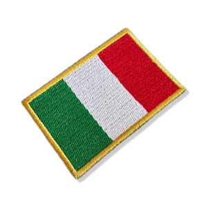 BP0030-001 Bandeira Itália Patch Bordado 7,5×5,0cm