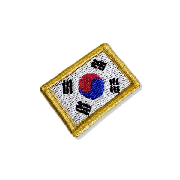 BP0040-031 Bandeira Coreia do Sul Patch Bordado 3,8x2,5cm - Imagem 7