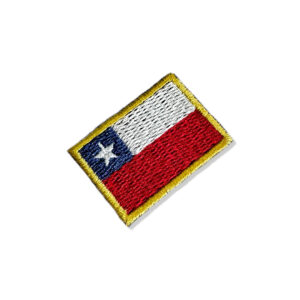 BP0045-031 Bandeira Chile Patch Bordado 3,8×2,5cm