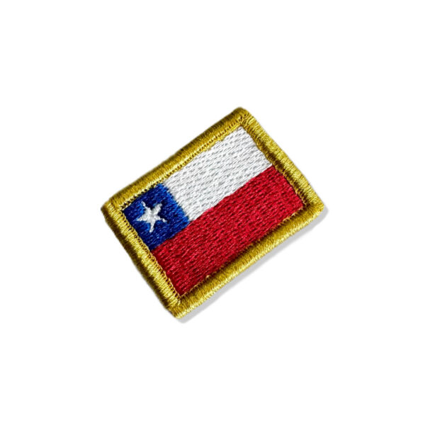BP0045-031 Bandeira Chile Patch Bordado 3,8x2,5cm - Imagem 7