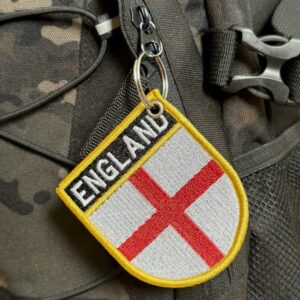 BP0176E-001 Bandeira Inglaterra Patch Bordado 6,8×8,0cm