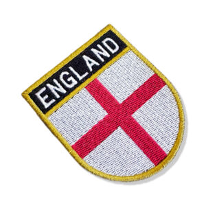 BP0176E-001 Bandeira Inglaterra Patch Bordado 6,8×8,0cm