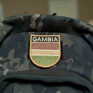 BP0196E-003 Bandeira Gambia Patch Bordado 6,8×8,0cm